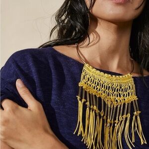 Free People Joey Crochet Chocker Necklace NWT
